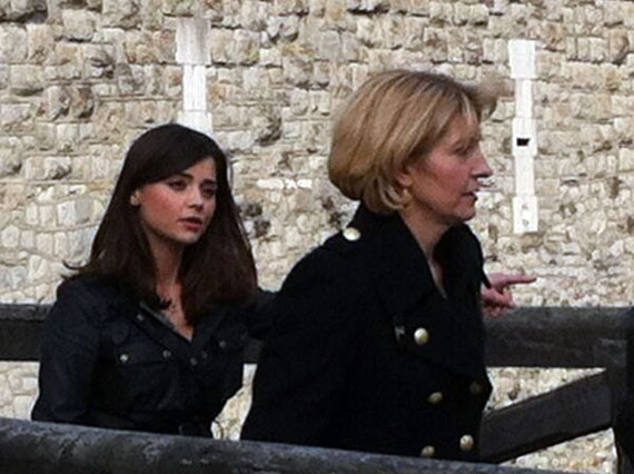 Jemma-Redgrave-Kate-Stewart-clara-jenna-50th-filming-day-7