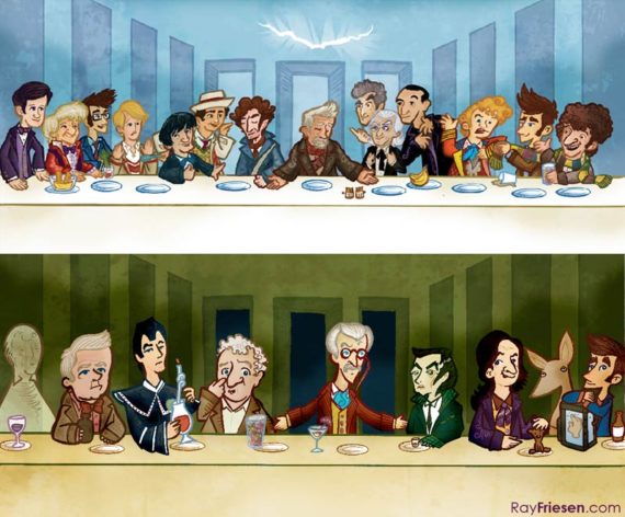 art-doctor-who-last-supper