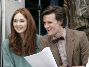 Matt Smith and Karen Gillan